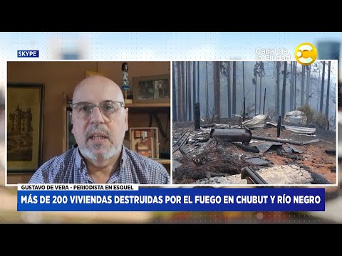 Más de 200 viviendas destruidas por los incendios en Chubut y Río Negro en Hoy Nos Toca a las Ocho