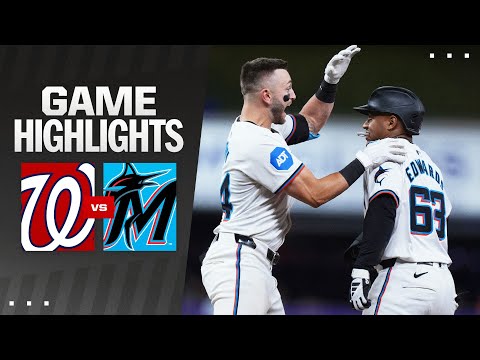 Nationals vs. Marlins Game Highlights (9/4/24) | MLB Highlights