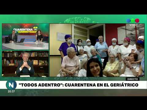 Todos adentro: la CUARENTENA en un GERIÁTRICO - Telefe Noticias