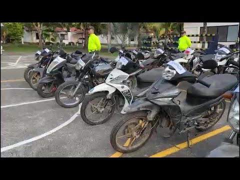 Recuperadas 20 motos robadas en Urabá - Teleantioquia Noticias