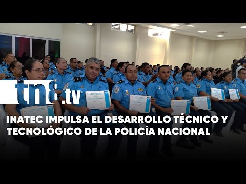 Más de 500 oficiales de la Policía se gradúan en 23 cursos impartidos por INATEC