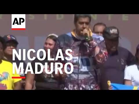 Venezuela's president Maduro whips up support as he dances at campaign rally in Caracas