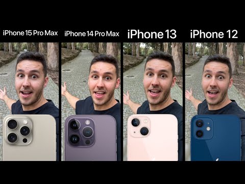 Test de CÁMARA  iPhone 15 Pro Max vs 14 Pro Max vs 13 vs 12