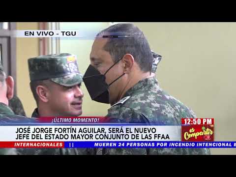 “Nuevo jefe del Estado Mayor será el Contraalmirante José Jorge Fortín Aguilar”:Tito Livio Jefe FFAA