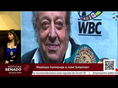 Realizan homenaje a José Sulaimán