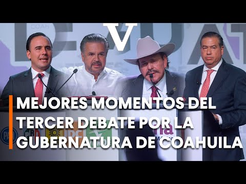 Tercer debate entre candidatos a la gubernatura de Coahuila