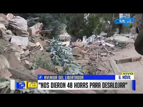 Vecinos denuncian irregularidades en demolición de casas por la Alcaldía de La Paz