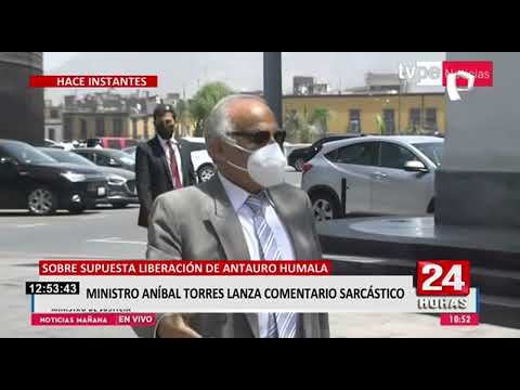 Aníbal Torres responde sarcásticamente a los rumores de posible liberación de Antauro Humala