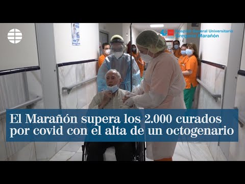 El Gregorio Marañón supera los 2.000 curados por covid con el alta de un octogenario