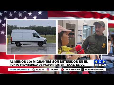 Muchos migrantes son detenidos a diario punto de control de Falfurrias, Texas