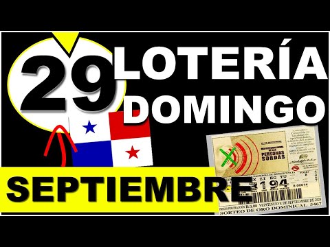 Resultados Sorteo Loteria Domingo 29 de Septiembre 2024 Loteria Nacional Panama Sorteo Hoy Dominical