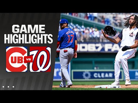 Cubs vs. Nationals Game Highlights (9/1/24) | MLB Highlights