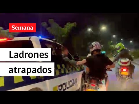 Dos ladrones fueron capturados en Bucaramanga, tras una intensa persecución | Semana Noticias