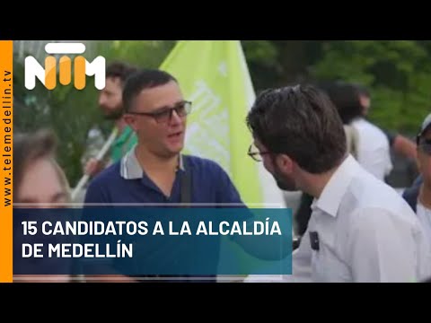 15 candidatos a la Alcaldía de Medellín - Telemedellín