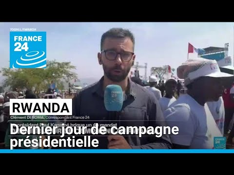 Rwanda : dernier jour de campagne, Paul Kagamé brigue un 4e mandat et défend son bilan