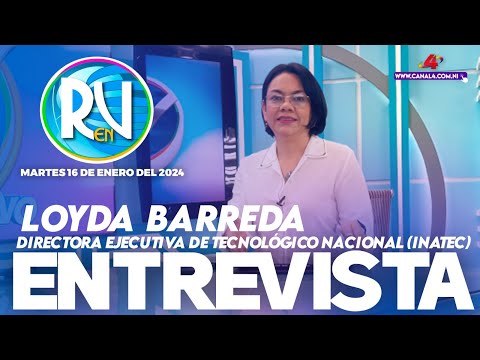 Loyda Barreda, directora ejecutiva del INATEC en la Revista En Vivo - 16 de enero del 2024
