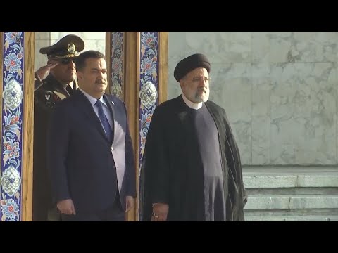 Iraqi prime minister visits Tehran and meets Iranian president a day after meeting Blinken