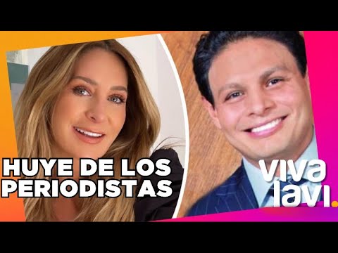 Geraldine Bazán huye tras ser cuestionada por Giovanni Medina | Vivalavi MX