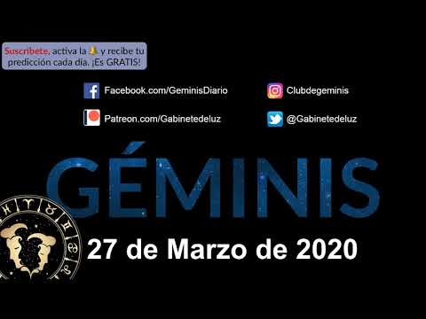 Horóscopo Diario - Géminis - 27 de Marzo de 2020
