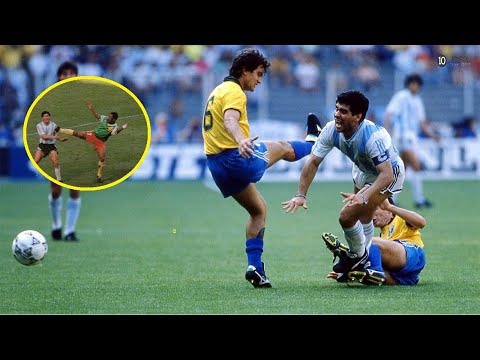 Las Peores Patadas a Diego Maradona en los Mundiales