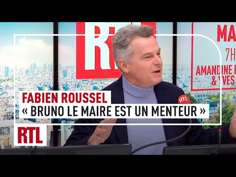 Impôts : Bruno Le Maire est un menteur, selon Fabien Roussel