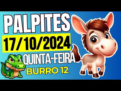 Palpites Do Dia 17/10/2024 | TODAS AS LOTERIAS