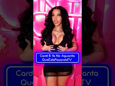 CARDI B YA NO AGUANTA LA FIESTA ¡Qué oso! #Shorts #Chisme #Entretenimiento