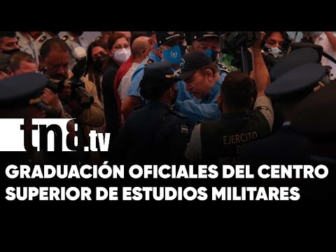 Presidente Daniel Ortega participó XXVII Graduación del Centro Superior de Estudios Militares