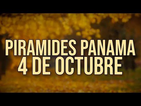 Pirámides de la suerte para el Miércoles 4 de Octubre 2023 Lotería de Panamá