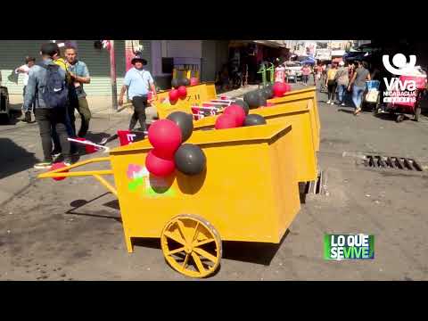 Alcaldía de Managua invierte en equipos de limpieza para el mercado Oriental
