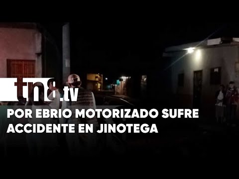Moticiclista sufre accidente de tránsito en Jinotega - Nicaragua