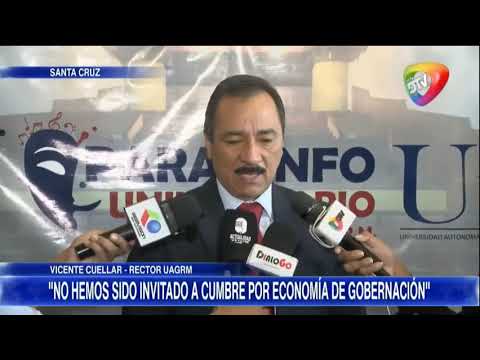 18072024 VICENTE CUELLAR UNIVERSIDAD ESTATAL NO FUE INVITADA A CUMBRE ECONÓMICA RED DTV