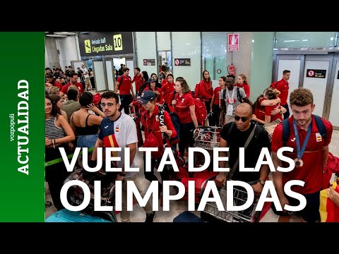 Los atletas españoles aterrizan en Madrid tras los Juegos Olímpicos de Paris 2024