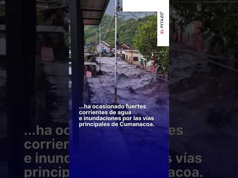 Dos muertos y 25 mil afectados por desbordamiento de río tras paso del huracán Beryl