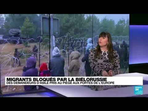 Frontière Pologne-Biélorussie : des centaines de migrants pris en otage • FRANCE 24
