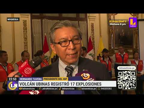 Volcán Ubinas: IGP reportó 17 explosiones este martes 4 de julio