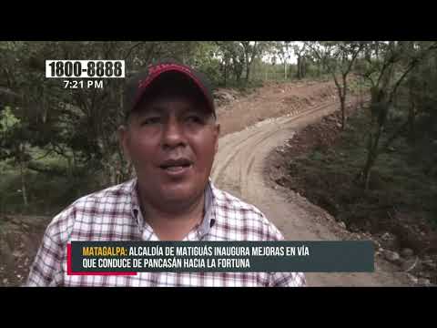 Alcaldía de Matiguás inaugura carretera productiva de 5.5 kilómetros - Nicaragua