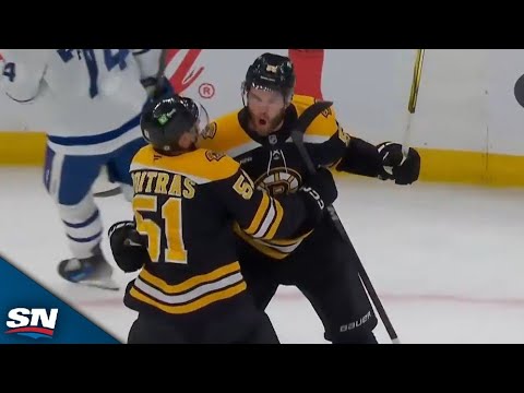 Bruins Score Two Goals In 36 Seconds To Take Lead Over Maple Leafs