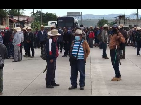 14 puntos bloqueados por ex militares en Guatemala