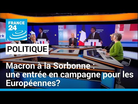 Discours d'Emmanuel Macron sur l'Europe: Notre Europe est mortelle, il faut un sursaut