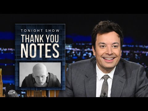 Thank You Notes: Austin Butler, Trump's Golden Sneakers | The Tonight Show Starring Jimmy Fallon