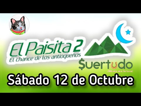 Resultado EL PAISITA 2 Sabado 12 de Octubre de 2024