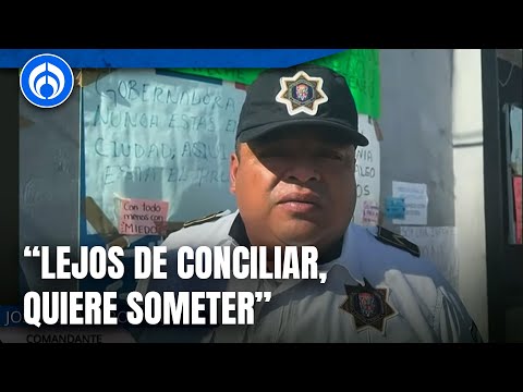 Layda Sansores intenta retirar 450 patrullas a policías de Campeche