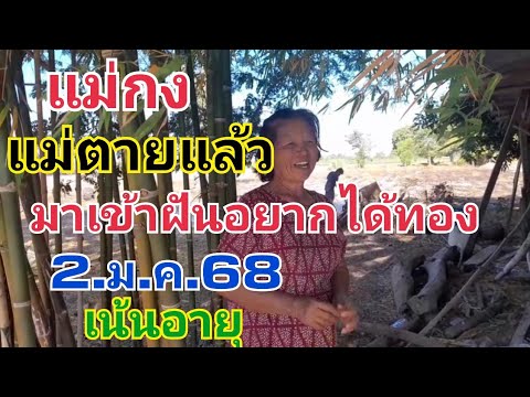 นนทิยา พารวย แม่กง.แม่ตายแล้ว.มาเข้าฝันอยากได้ทอง2.ม.ค.68