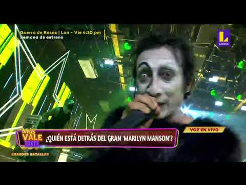 ¿Quién está detrás del gran ''Marilyn Manson'' ?? #MásValeTarde