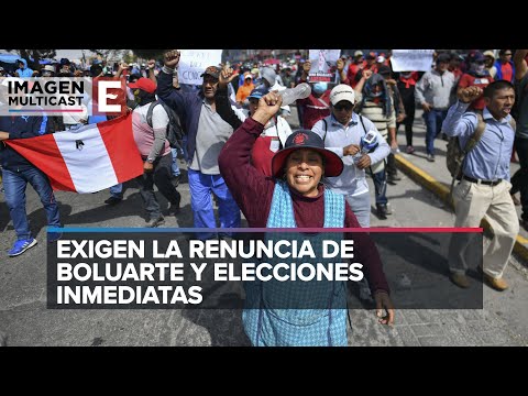 Protestas contra el gobierno de Perú se reinician con bloqueo de vías