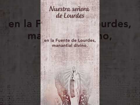 Oración a Nuestra Señora de Lourdes #SantoDelDía  #TeleVID #Shorts