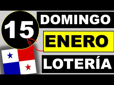 Resultados Sorteo Loteria Domingo 15 de Enero 2023 Loteria Nacional de Panama Dominical