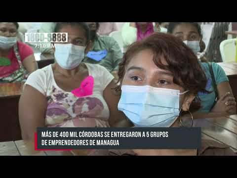 MEFCCA entrega desembolso de más de 400 mil córdobas en Managua - Nicaragua