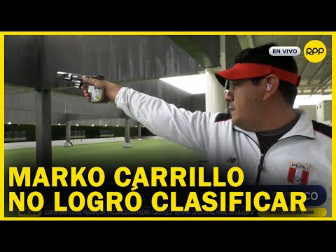 Tokio 2020: Marko Carrillo finalizó su participación en 25 metros pistola tiro rápido
